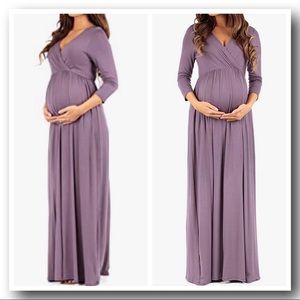 Mother Bee Maternity 🐝 Maxi Dress